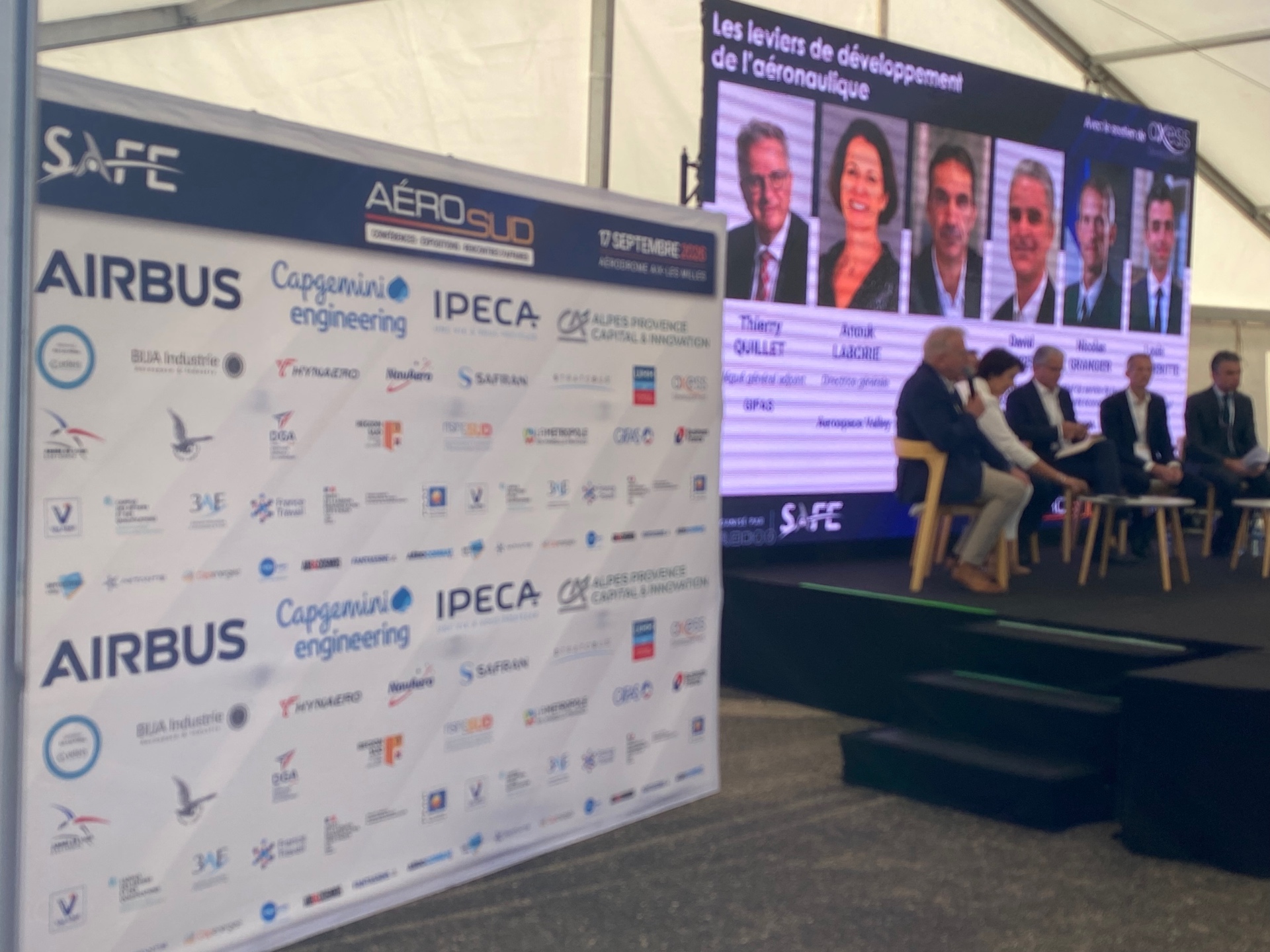 AeroSud Regional Summit panel and aerospace industry partners in Aix-en-Provence