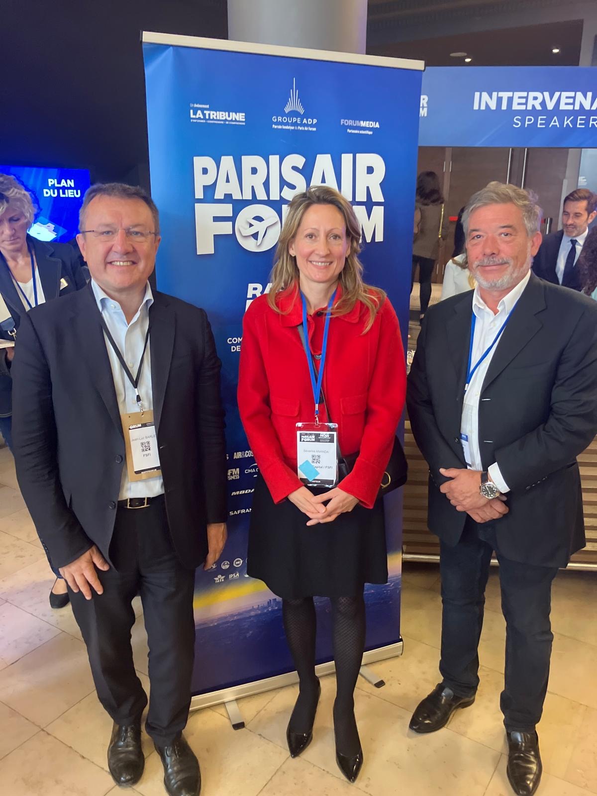 FSFI leadership attending the Paris Air Forum 2026 in Paris